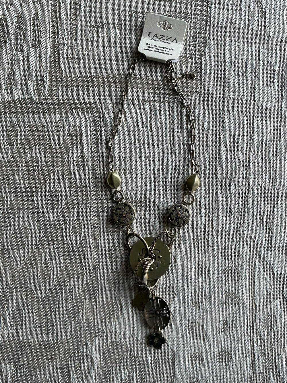 NWT Gold Tone Coins Necklace